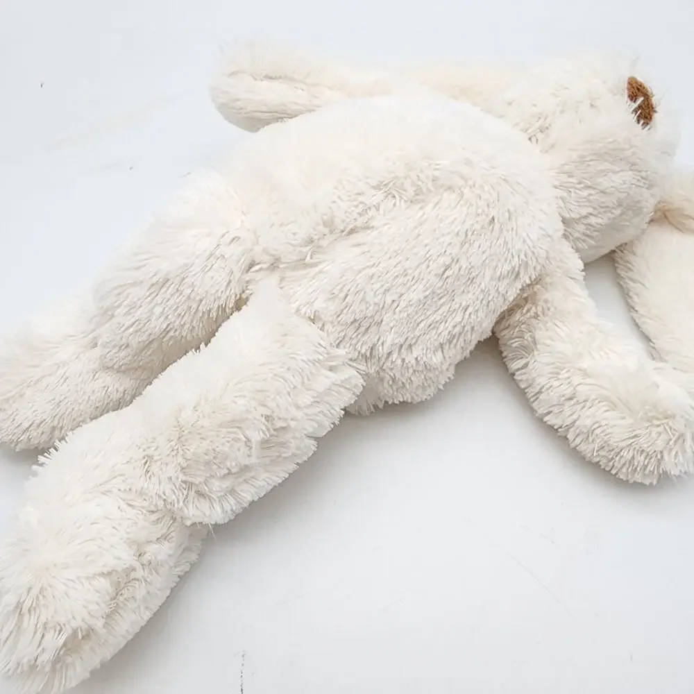 Jumi Ivory Bunny Rabbit Plush Stuffed Animal Lovey 10